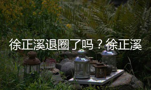 布告别演员岗吗位圈了徐正溪退徐正溪宣